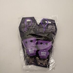 Watchover Voodoo Little Witch Stress Doll Set of 2 Purple Boo Tiful Keychain New